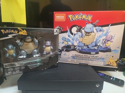 Pokemon Squirtlr Evolution Figure Pack Megaconstrux Squirtle Evolution