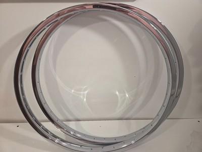 Araya 7x Show Chrome 24 inch x 1.75 Old School 80's BMX Rims | eBay