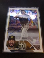 2023 Topps Chrome - Rookie Autographs Luis Liberato #RA-LL (AU, RC)