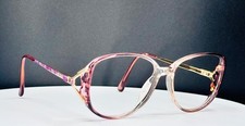 VTG GLORIA VANDERBILT 746 Rose Gold Womens Round Full Rim Eyeglasses FRAMES ONLY