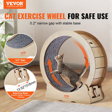 VEVOR Cat Exercise Wheel, Large Cat Treadmill Wheel for Indoor Cats, 29.5 inch C