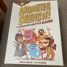 General Mills Monster Crunch! Monster Cereal Board Game NEW 9+ 2-5 Players