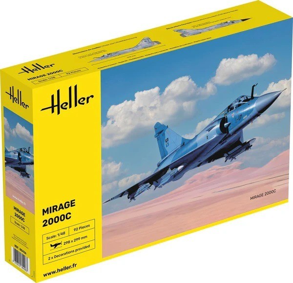 HELLER Dassault Mirage 2000 C Kit de modélisme pour passionnés d'aviation
