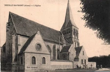 POSTCARD - NEUILLY St-FRONT - AISNE - 02 - THE CHURCH