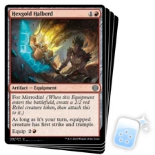 HEXGOLD HALBERD X4 Phyrexia: All Will Be One ONE Magic MTG MINT CARD