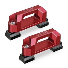 Truck Bed Rail Cleats, Tie Down Anchors Compatible with 2pcs Bed Cleats Red