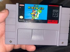 💥Super Mario World For Super Nintendo SNES ~ 1991 US Tested And Works Great