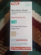 Rugby Nicotine Polacrilex Gum - Stop Smoking Aid, Mint, 2mg, Pack of 110
