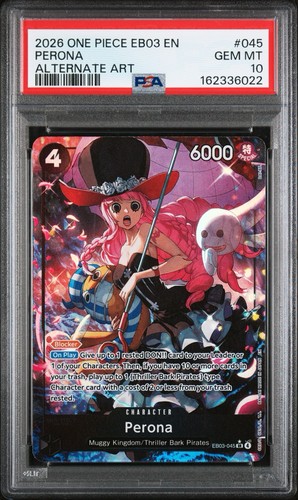 Perona (Alternate Art) graded PSA 10 for sale on eBay