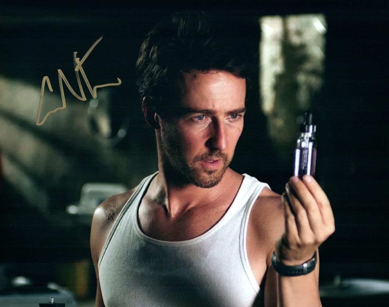 Edward Norton 8x10 signed Photo Picture autographed with COA