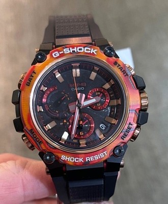 Casio G-Shock MT-G Chrono 40th Anniversary Flare Red Watch MTGB3000FR-1A