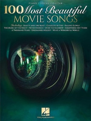 100 Most Beautiful Movie Songs Piano/Vocal/Guitar Songbook Sheet Music for