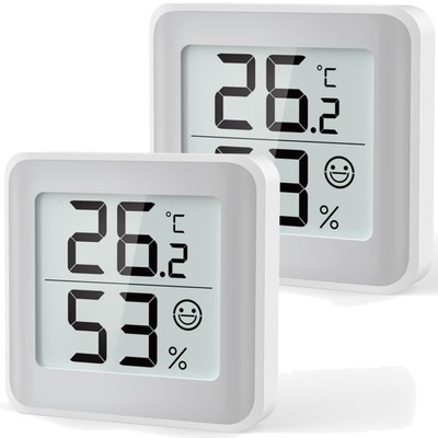 Indoor-Thermometer Feuchtigkeitsmesser-Hygrometer-Monitor mit großem LCD-Digi...