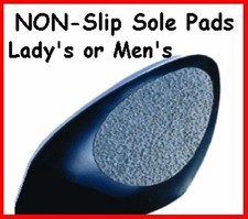 Men's Sole Grips for bottoms of shoes, non slip material Two pairs 2
