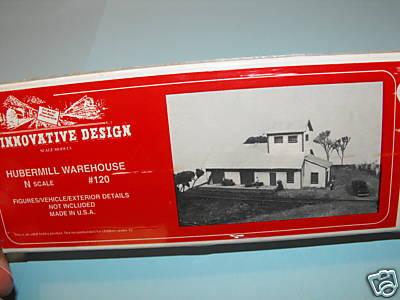 HUBERMILL WAREHOUSE #120 N SCALE by JL designs - Picture 1 of 1