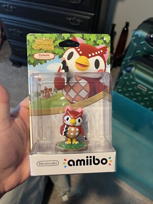 Nintendo Amiibo Animal Crossing Fuko Figure Celeste Owl Japanese Import New 