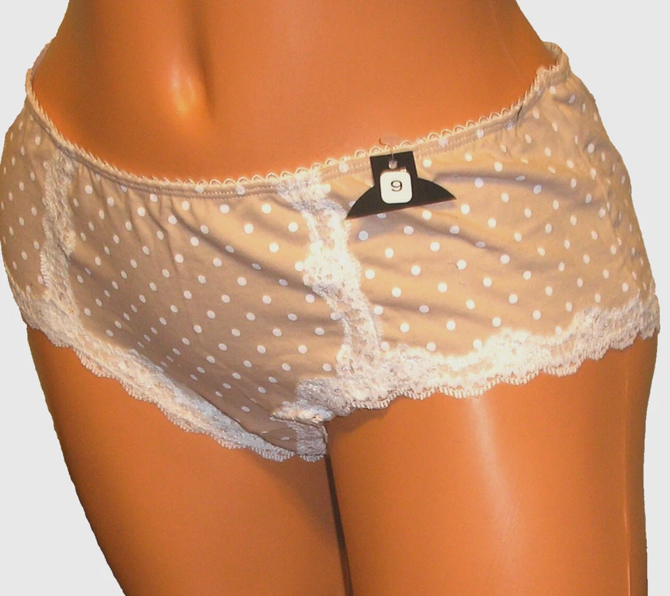 Bragas Lencería Lunares Hipster Talla 9 Adulto Regalo Foto 2 de 4