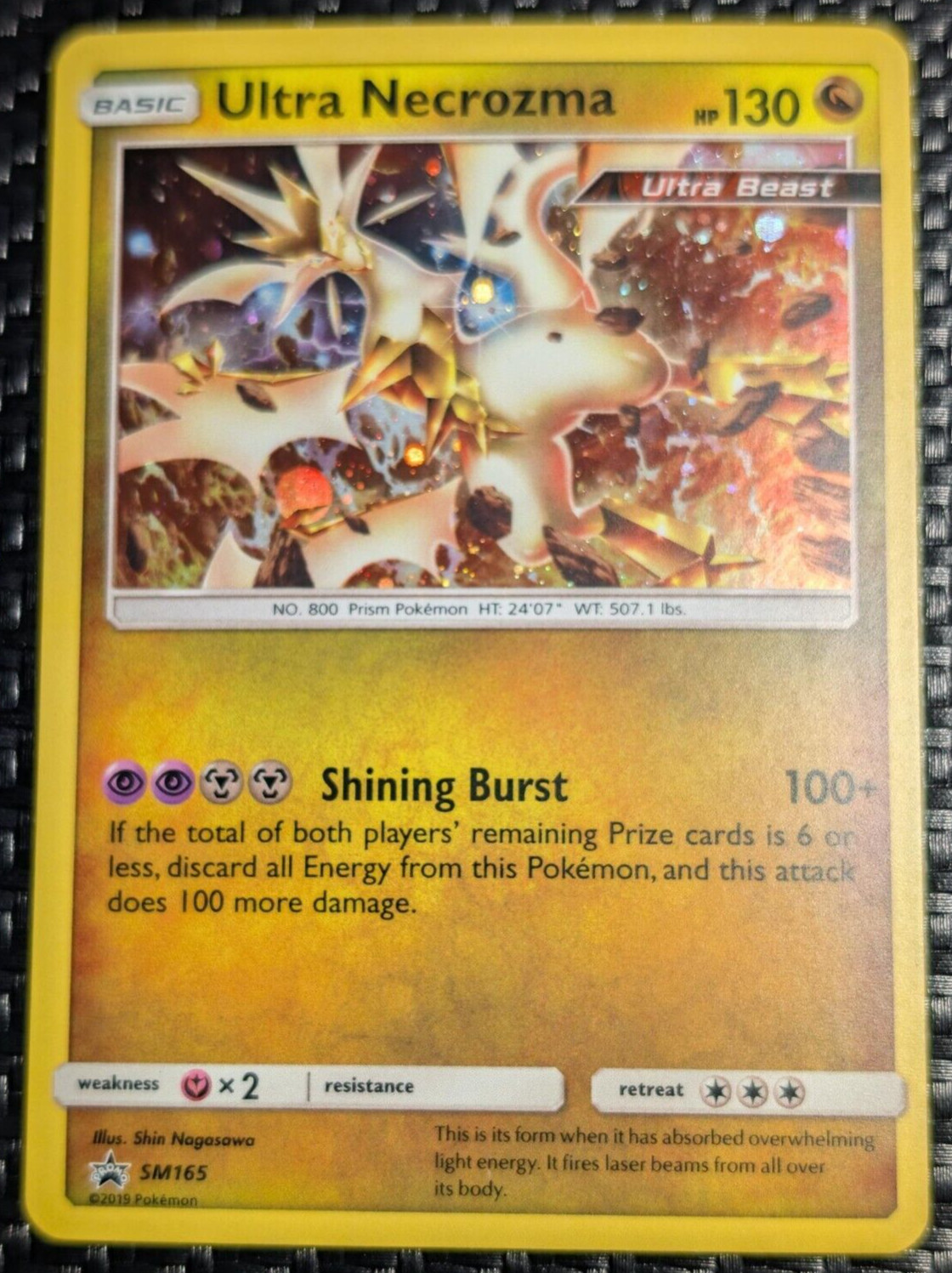 Ultra Necrozma SM Promo SM165 SM Black Star Promos NM Pokemon Card TCG