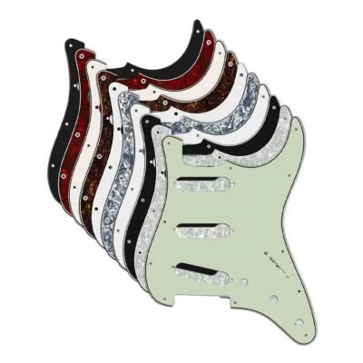 Stratocaster Compatible Scratchplate Pickguard fits USA MEX Squier 11-hole