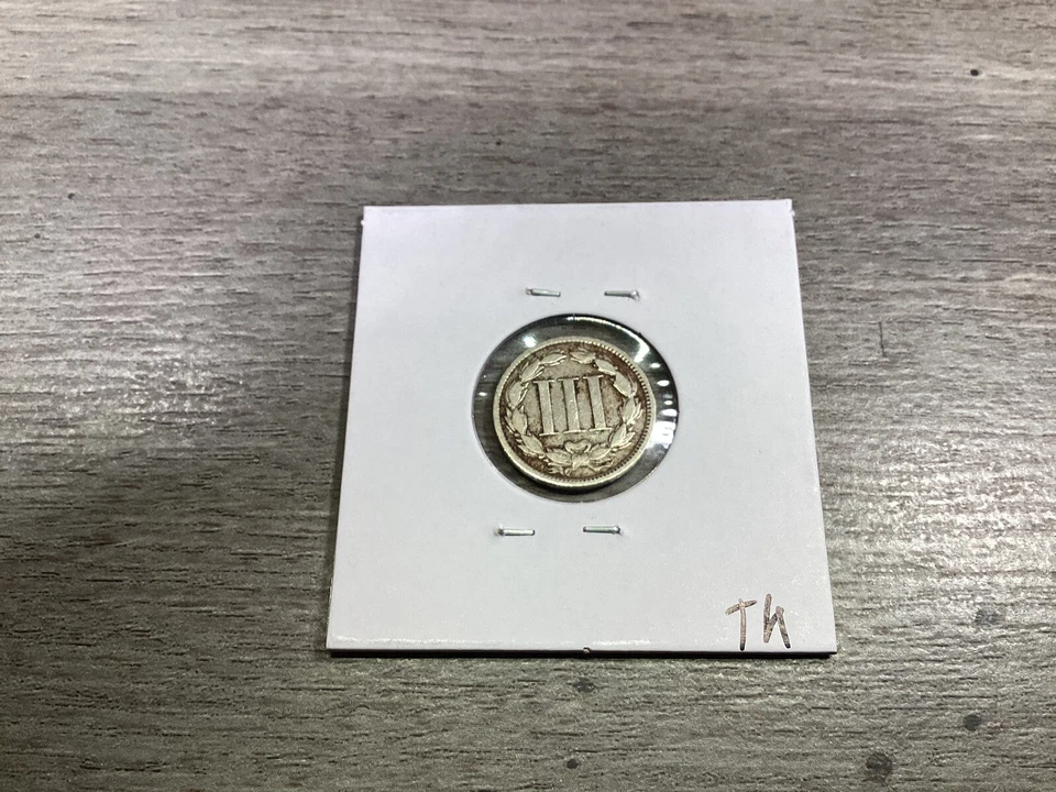 1870 Three Cent Nickel 3 Cent US Coin 061124 23ta - Image 4 of 4