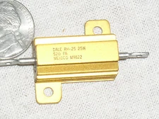 NEW GOLD DALE RH-25 RH02552R00F POWER RESISTOR 52 OHM 25W 1% 25 W WATT WIREWOUND