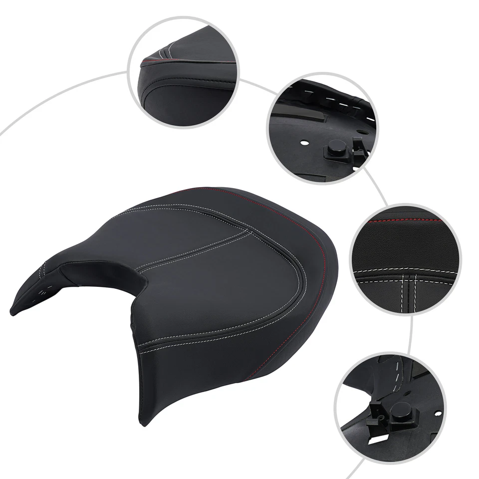 Motorcycle Driver Comfort Seat Black for Can-Am Ryker 600 900 2019-2023 Foto 2 de 4