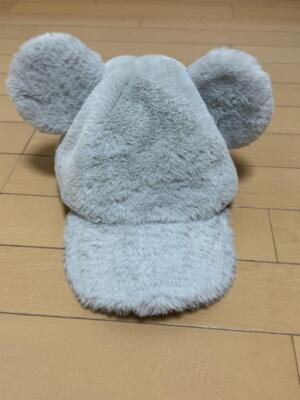 Japan Tokyo Disney Resort Hat Fluffy Blue Hat Ears Headband Mickey Tokyo Disney Resort Mickey Mouse Blue Boa Fluffy Hat Cap  main image 4