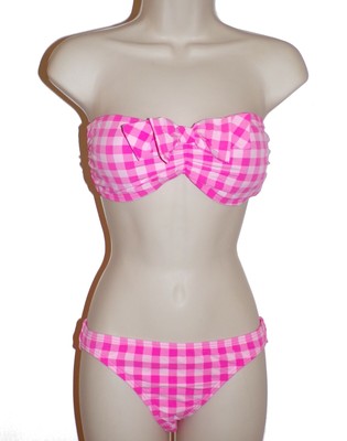 pink plaid bikini