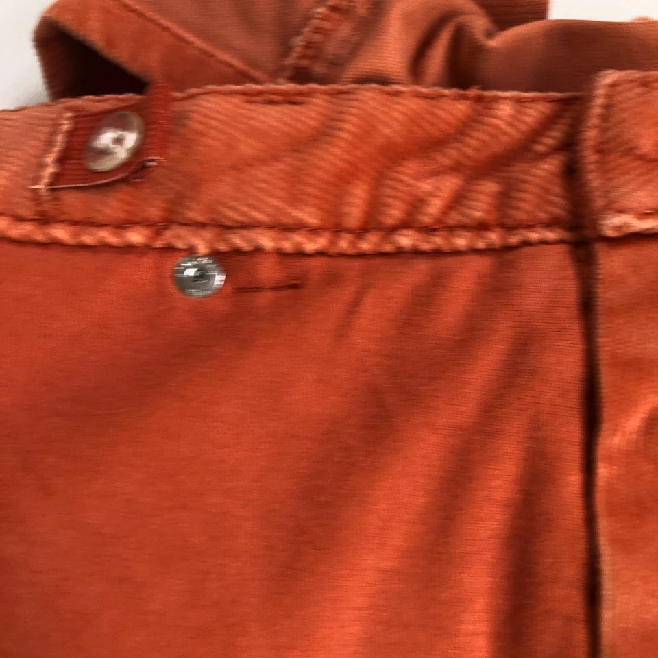 Falda corta Lands' End para niña 14 + bolsillos naranjas pana elástica forro acanalado Foto 4 de 4