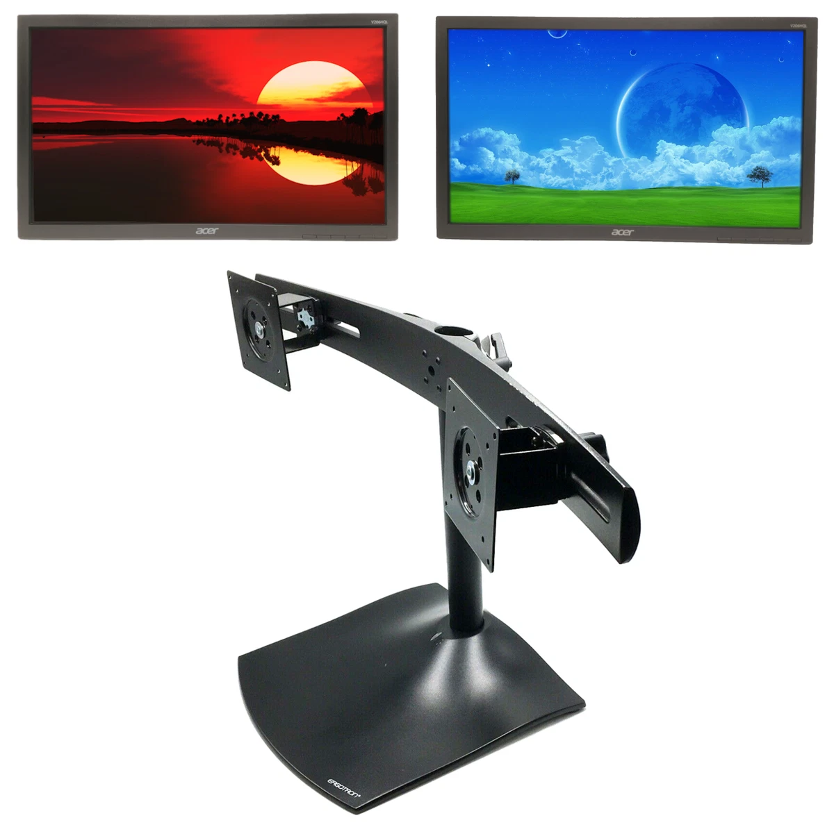 2x Acer V206HQL 19.5