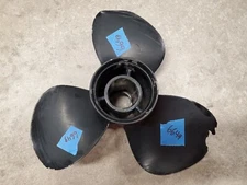 ALUMINUM 12 1/4" X 9P MERCURY BLACK MAX PROP, 48-87818A45, FLO TORQ, P6649