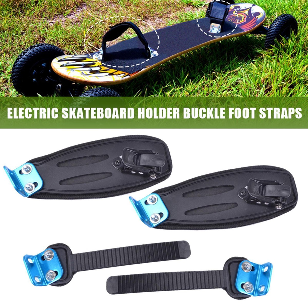 Electric Scooter Skateboard Foot Holder Strap Longboard Feet