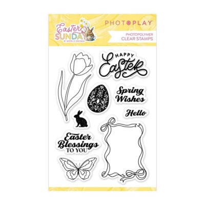 PhotoPlay Photopolymer Clear Stamp Set Easter Sunday