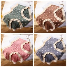 À Pois Femme Slip Culotte Satin Grande Taille Haute sous-Vêtement Sexy Cosy