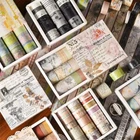 20 Rolls Vintage Plants Adhesive Washi Tape Junk Journals Scrapbooking Stickers