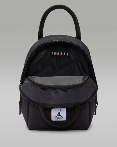 Nike Jordan Flight Mini Backpack Rugzak 4L Bag Black Travel Gym WA0729 023 New - Picture 6 of 12