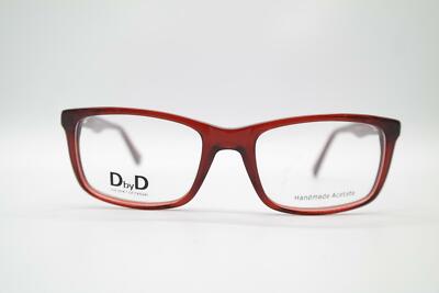 D by D DBAM23 Burgundy Oval Glasses Frame Eyeglasses New