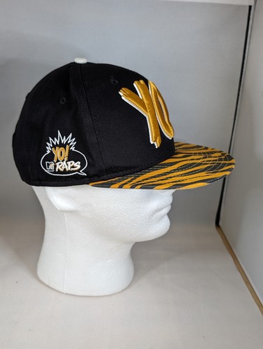 YO! MTV Raps Hat New Era 9fifty Snapback Vintage 90's Tigerstripes - Picture 2 of 6