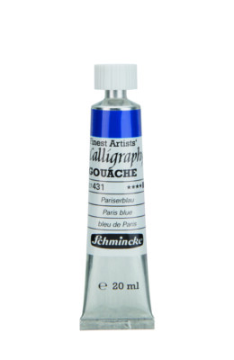 (846,00 /1l) Schmincke 20ml Calligraphy Gouache Pariserblau Gouache  27 431 007