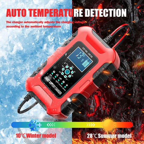 Smart Car Battery Charger 12V 10A/24V 5A Lifepo4 Intelligent Automatic Repair - Picture 9 of 17