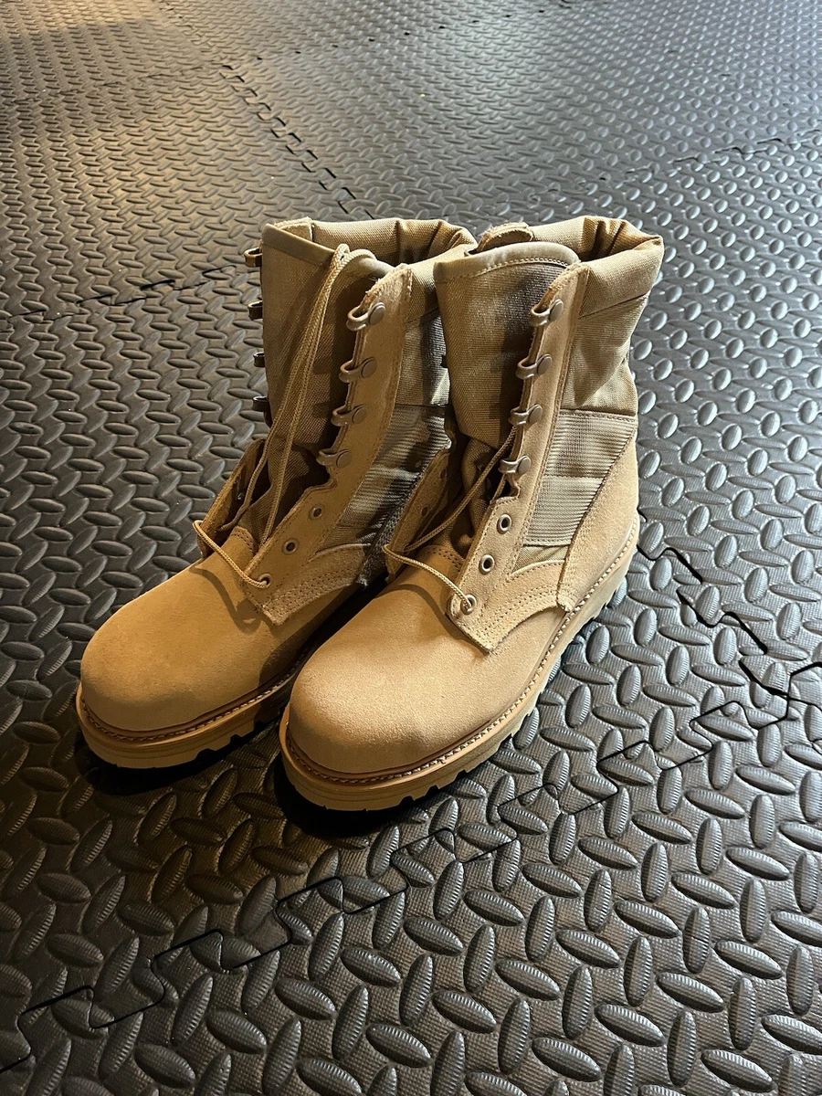 Light tan shop combat boots
