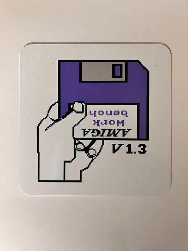 Commodore Amiga Aluminum Kickstart Sign
