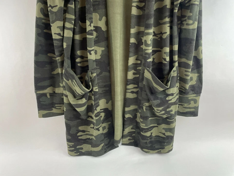 Sanctuary Sweater Women's Size Small MultiCam Camouflage Long Sleeve Cardigan - Image 3 of 4