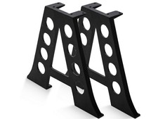 Gestell für Sitzbank Sitzbänke Eckbänke Gusseisen schwarz 52x43x8 cm 2 Stück