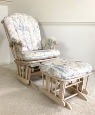 shermag alexis glider rocker and ottoman combo