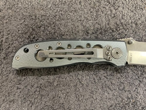 Smith & Wesson CK105H Extreme Ops Silver Plain Blade Knife - Great Condition - Picture 6 of 10