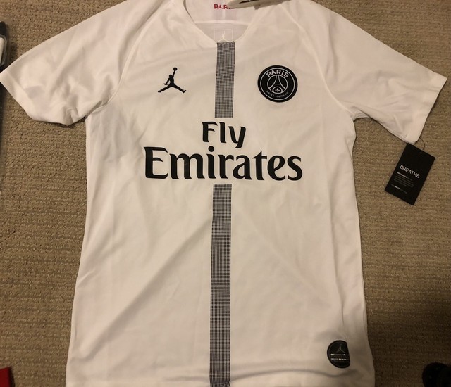nike psg white jersey