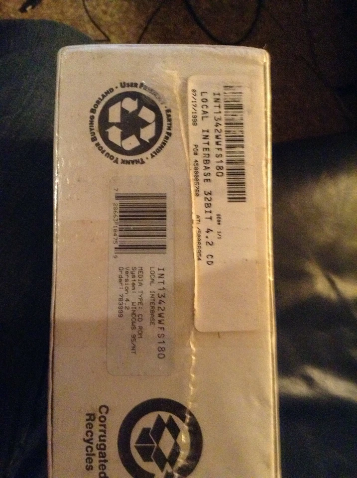 Borland InterBase v 4.2 SQL Server retail sealed - Image 3 of 4