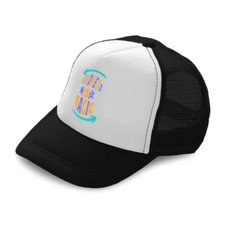 Kids Trucker Hat Kindness Is Magic Star Arrow Polyester Boys Caps Girls Caps