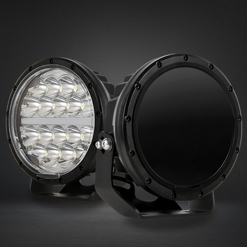 2PCS LED Driving Lights with DRL 7inch Slim Spotlights Offroad Truck SUV 4x4 Car - Picture 7 of 12